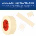 3m 2364 Performance Masking Tape Rubber Adhesive Crepe Paper Tan 6 Width 1 25 Length Rectangles Pack Of 100