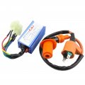 Hifrom 6 Pin Cdi Module With Ignition Coil Set Replacement For Yerf Dog Gy6 50cc 60cc 80cc 125cc 150cc Go Kart Atv Scooter