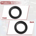 Uxcell 2pcs Engine Crankshaft Oil Seal Replacement For Toyota Land Cruiser 1984-1988 No 90316-48003 9031648003