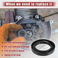 Uxcell 2pcs Engine Crankshaft Oil Seal Replacement For Toyota Land Cruiser 1984-1988 No 90316-48003 9031648003