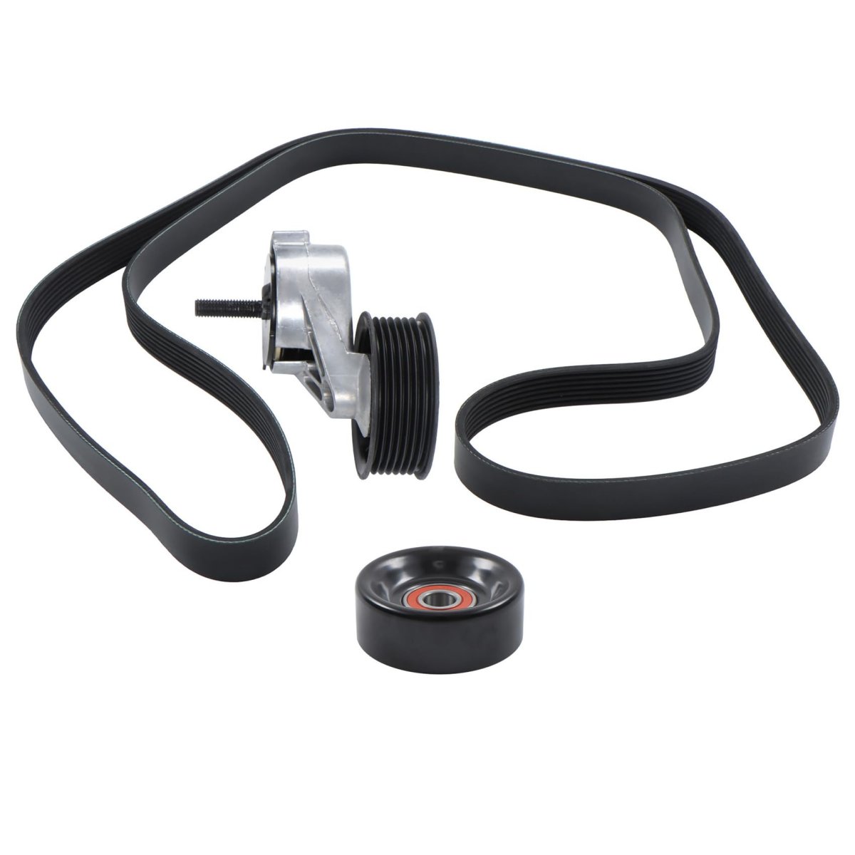 Serpentine Belt Tensioner Pulley Kit Replacement For Ram 1500 5 2l 1997 2001 Dakota And Durango Part Number 90k38116 38033