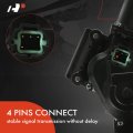 A-premium Front Windshield Wiper Motor Compatible With Nissan Rogue 2008-2013 Select 2014-2015 Sport Utility 4-pin Replace