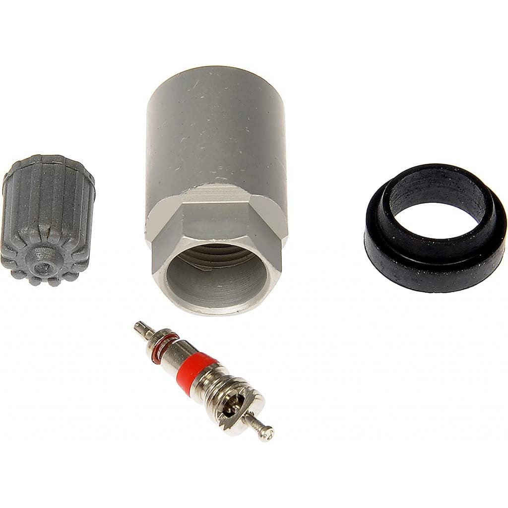 Tire Pressure Monitoring System Sensor Hardware Kit For Smart Fortwo 2008 2012 Plastic Black Cap And Rubber Grommet Standard