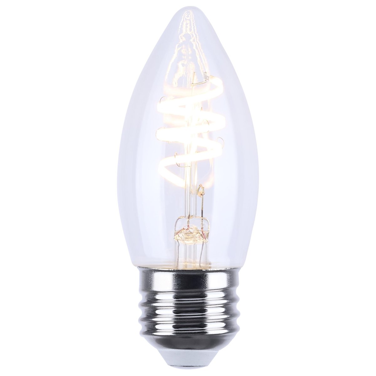 B11 Reminiscent Led Filament Light Bulb 4 Watt 40w Equivalent Soft White 3000k 350 Lumens 90 Cri Clear Finish Medium E26 Base