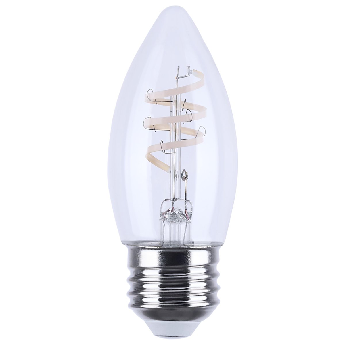 B11 Reminiscent Led Filament Light Bulb 4 Watt 40w Equivalent Soft White 3000k 350 Lumens 90 Cri Clear Finish Medium E26 Base