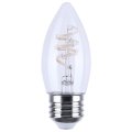 Satco 4 Watt B11 Reminiscent Led Filament Light Bulb 3000k Soft White 350 Lumens 90 Cri Clear Finish Medium E26 Base 360 Degree 
