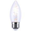 B11 Reminiscent Led Filament Light Bulb 4 Watt 40w Equivalent Soft White 3000k 350 Lumens 90 Cri Clear Finish Medium E26 Base