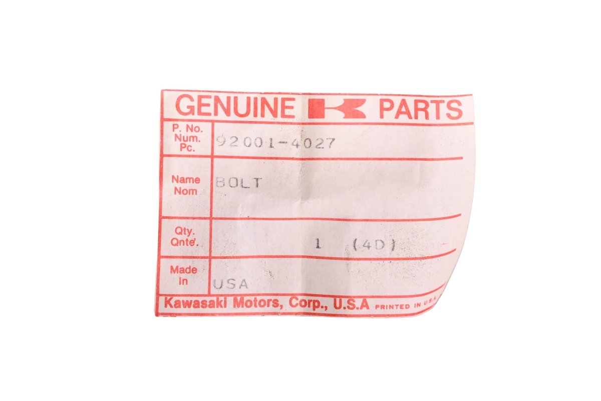 Bolt Carrier Genuine Kawasaki Motorcycle Atv Part Rp