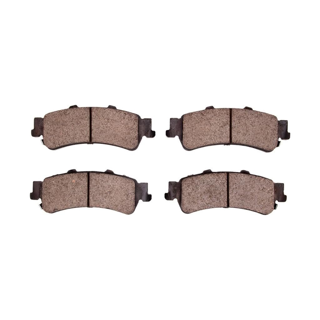 Rear Disc Brake Pads For Cadillac Dts 2006 To 2011 Ceramic Friction 5 61 In Pad Length Without Shims Or Wear Sensor