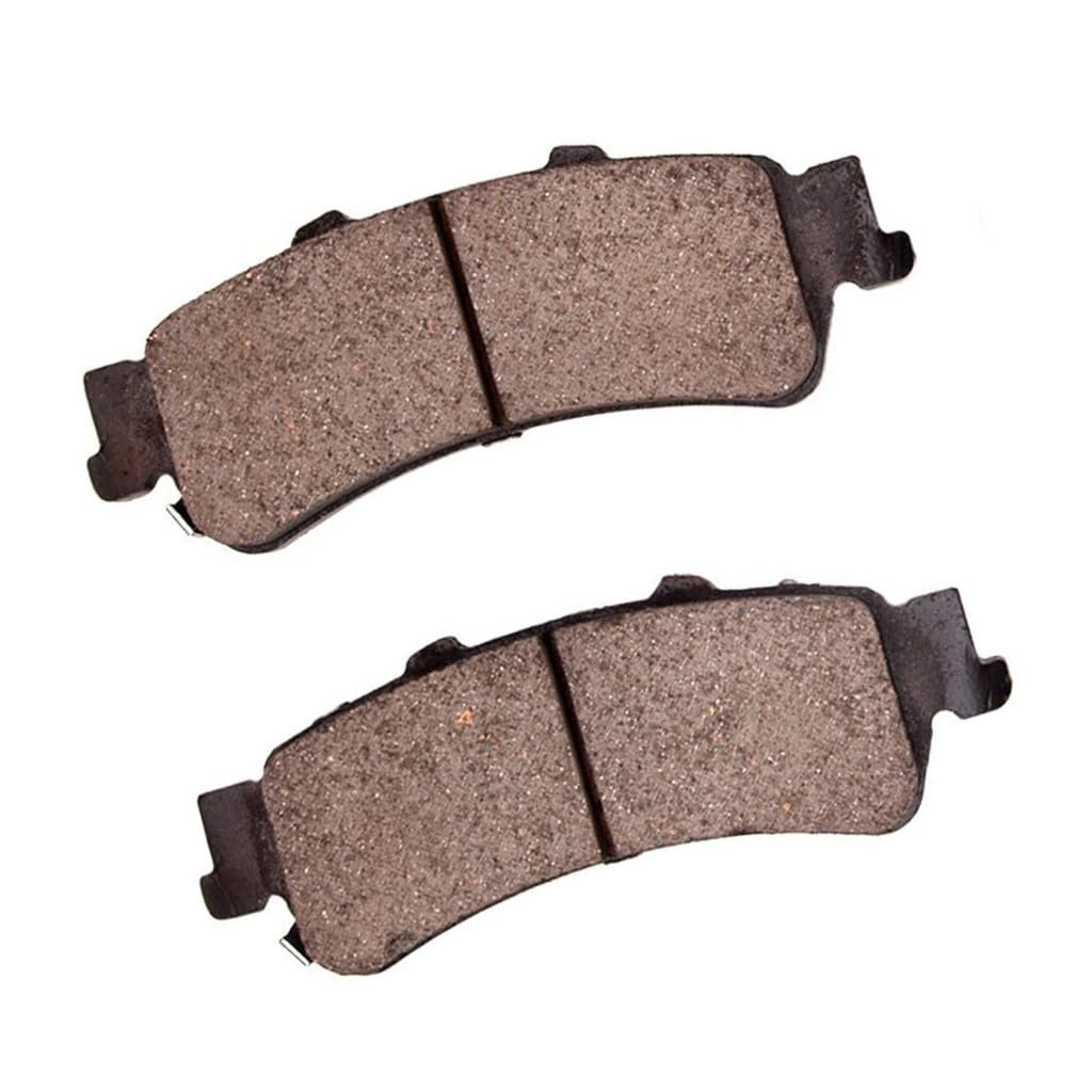 Rear Disc Brake Pads For Cadillac Dts 2006 To 2011 Ceramic Friction 5 61 In Pad Length Without Shims Or Wear Sensor