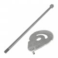 Caltric Steering Shaft And Gear Compatible With Troy Bilt Tb42 Tb46 2014 2015 2016 2017