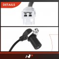 A-premium Abs Wheel Speed Sensor Compatible With Hyundai Models Santa Fe 2001-2006 Rear Driver Passenger Side 2-pc Set Replace