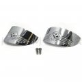 Httmt Mt325-020a- Skull Turn Signal Visors Compatible With H-d 86-92 Fxrt 86-90 Flst 88-17 Flstc 94-17 Flhr