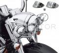 Httmt Mt325-020a- Skull Turn Signal Visors Compatible With H-d 86-92 Fxrt 86-90 Flst 88-17 Flstc 94-17 Flhr