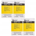 Niche Brake Pad Set For Honda Crf250l Crf250la Crf250rl Crf250rla 06451-kzz-901 Front Organic 4 Pack