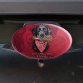 Best Christmas Ever Lab Dog Turkey Leg Oval Tow Trailer Hitch Cover Plug Insert