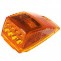 Ocpty 17led Cab Marker Light 7pcs Amber Top Roof Running Assembly 10 Pcs Side Fit For Heavy Duty Trucks Mack Kenworth Peterbilt