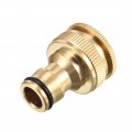 Uxcell Brass Garden Hose Threaded Connector 1 2 Pt And 3 4 Female Thread Adapter
