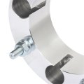 2x 4 Lug Wheel Spacers 4x137 With 10x1 25 110mm 2 Silver For 2003-2005 Outlander 330 1990-1996 Mule 500 
