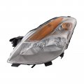 Headlightsdepot Chrome Housing Halogen Headlight For Nissan Altima 2-door Coupe 2008-2009 Includes Left Driver Side Headlamp 