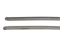 1958-1962 Corvette Kick Panel Trim Stainless Steel Moon Shape 
