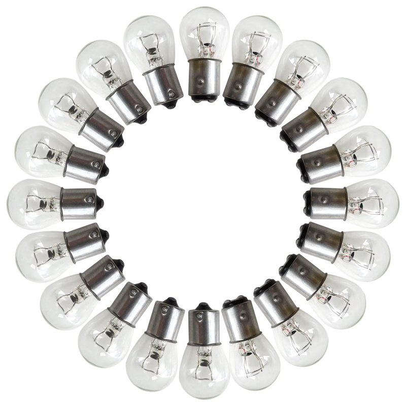 20pcs 1156 And 1157 12v Bright Light Bulbs For Car Auto Signal Turn Backup Reverse Brake Tail Lights