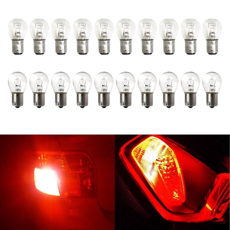 20pcs 1156 And 1157 12v Bright Light Bulbs For Car Auto Signal Turn Backup Reverse Brake Tail Lights