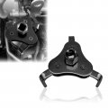 Adjustable 3 Jaw Oil Filter Removal Tool Universal Carbon Steel Wrench For Cars And Trucks 2 25 In To 4 Range Powder Coated 