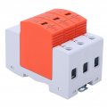 Voltage Surges Arrester Device Ac420v 20a 40ka 3p Protective Din Rail Protection Photovoltaic Lightning Protector