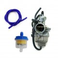 Tc-motor 27mm Carburetor Carb Blue Fuel Hose For Honda Trx250 Trx250te Trx250tm Trx 250 Fourtrax Recon 2002 2003 2004 2005 2006