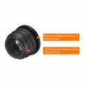 12pcs Plastic Threaded Tube Inserts With M8 Thread For 30mm 1 18 Od Round Adjustable Black Plug Caster Insert Chair End Caps