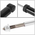 Pair Of Factory Style Rear Struts Shock Absorber Compatible With Bmw 3 Series 1999-2006 Left And Right Matte Black Powdercoat