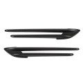 Car Side Vent Trim 2-piece Abs Fin Cover Replacement Doorbon Fiber Pattern For Accessories Car Enthusiasts Vehicle Repair Daily 