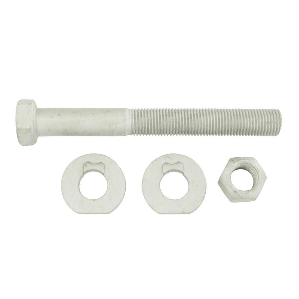 Alignment Cam Bolt Set For 1994 1995 1996 1997 Mercedes Benz C220 Camber Caster Adjustment Hexagonal Head Silver 4 7 In Length