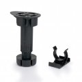 Selby Cabinet Leveling Leg With Clip Bracket 4-piece 
