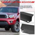 Bump Textured Rear Tailgate Top Molding Cap Protector Compatible With Toyota Tacoma Fleetside 05-15