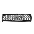 Front Upper Bumper Grille For Toyota Land Cruiser Fj79 2007-2012 Kidney Grill Honeycomb Chrome Silver Tone Black 