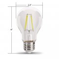 Feit Electric A19 Ty Led 25w Equivalent Dimmable Clear Glass Light Bulb Yellow
