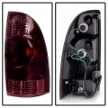Red Smoked 2005-2015 Toyota Tacoma Pickup Truck Tail Lights Brake Lamp Replacement Pair Set Left Right 