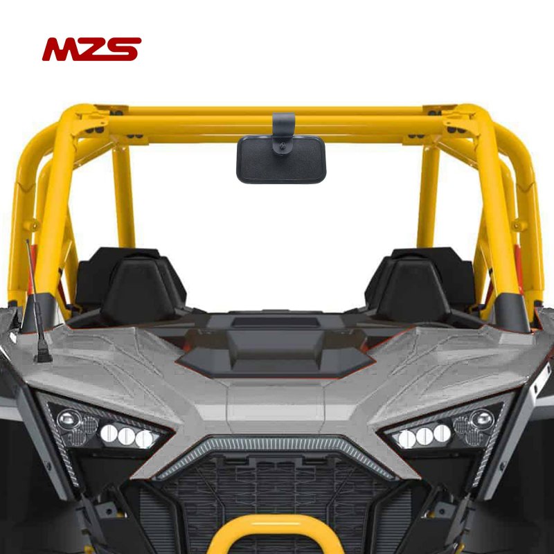 Mzs Utv Rear View Mirror 1 5 2 Rzr Rrview Center Accessories Roll Ge Bar Mount For Ranger Commander Maverick X3 Rhino Pioneer