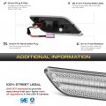 Vipmotoz Full Led License Plate Tag Lights Lamps Compatible With Mercedes Benz 2010-2013 E Class E350 E400 E550 E63 Amg W211