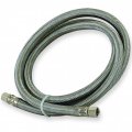 Eastman Ice Maker Connector 1 4 Inch Compression 20 Foot Flexible Braided Stainless Steel Hose 48391 