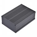 Uxcell 150mm X 105mm 55mm Aluminum Electrical Split Project Case For Audio Amplifier Black 