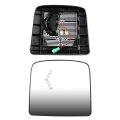 Pair Of Lower Hood Mirrors With Heated Led Turn Signal For Volvo Vnl 670 780 2008 To 2019 And Vnm 630 300 2013 Power Side 