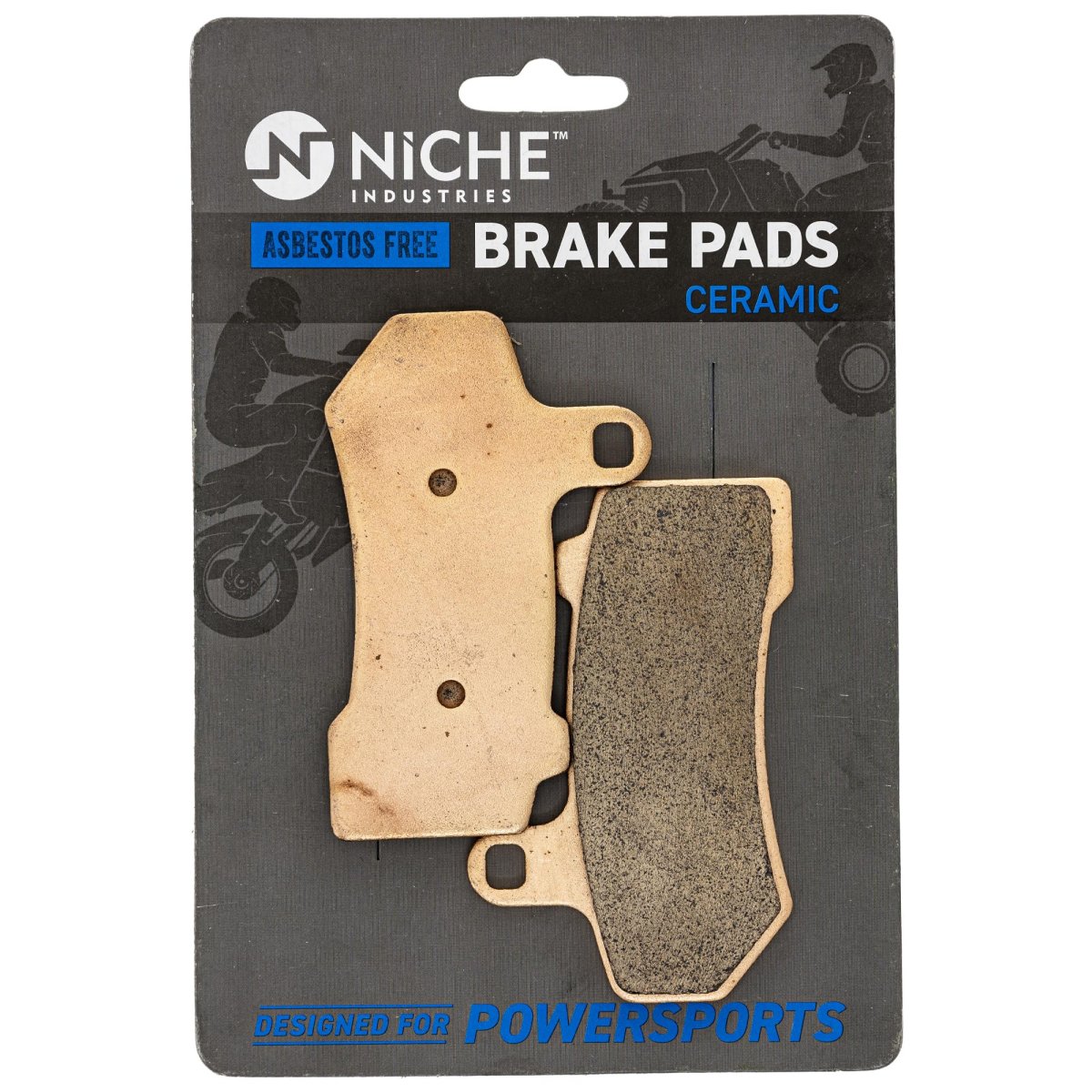 Niche Brake Pad Set For Harley-davidson Street Rod Glide Road King Dyna Front Rear Ceramic