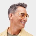 Stoggles Official Aviator Z87 1 Certified Safety Glasses Anti-fog Blue Light Blocking Antique 
