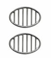 Horn Grills Pair For Vw Air-cooled Beetle 1952-67 113-853-641a 