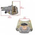 Caltric Rear Brake Caliper With Pads Compatible Polaris