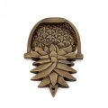 Pineapple Shaped Door Knocker 8 In Antique Brass Solid Hardware For Front And Gate With Mounting