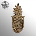 Pineapple Shaped Door Knocker 8 In Antique Brass Solid Hardware For Front And Gate With Mounting